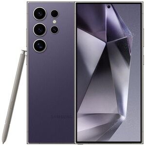 Samsung Smartphone in Phantom Violet with Matching S Pen